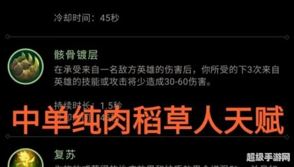 lol稻草人天赋